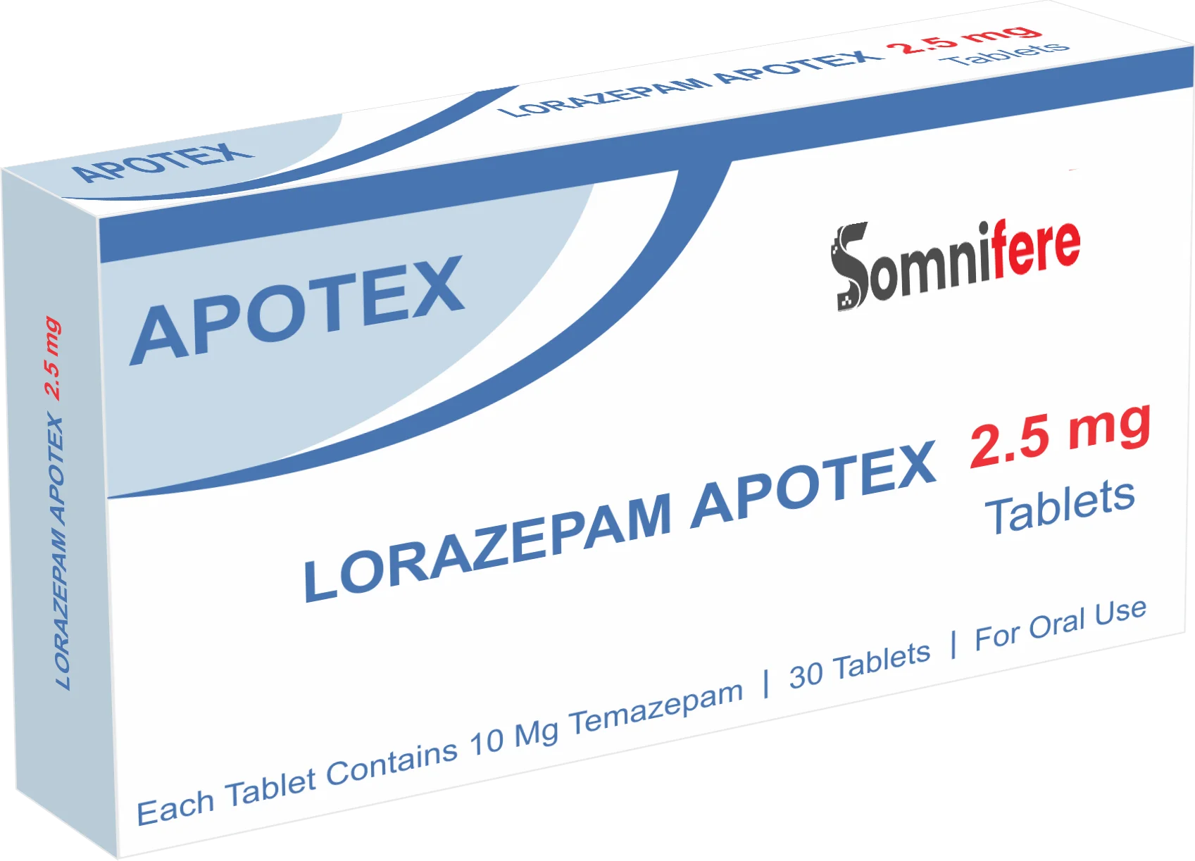 Lorazepam 2.5mg Somnifere.net