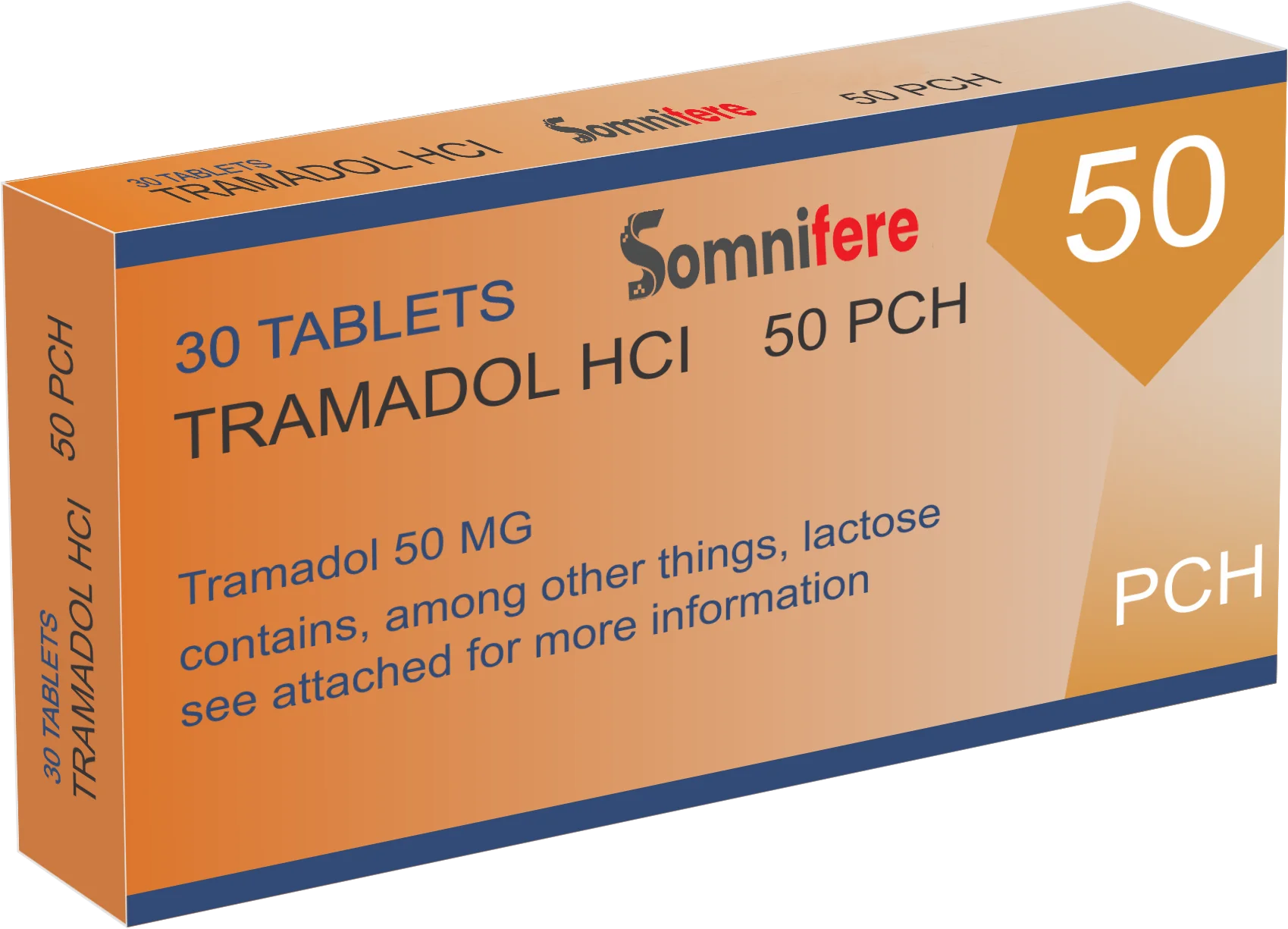 Tramadol 50 mg 30 Comprimés