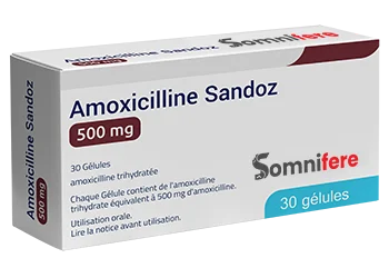 Amoxicilline Sandoz 500mg 30 Gelules- Somnifere.net