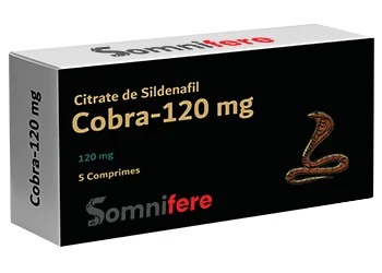 Cobra 120mg Sildenafil Citrate 5 Comprimes- Somnifere.net