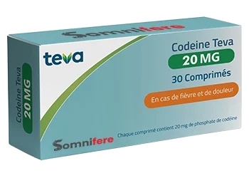 Codeine 20 mg 30 Comprimés- Somnifere.net