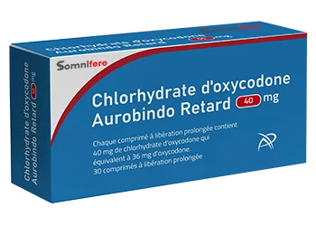 Oxycodone HCl 40mg 1 Comprimé- Somnifere.net