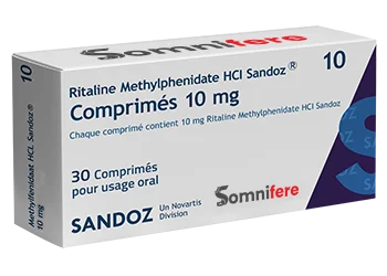 Ritaline Methylphenidate HCI Sandoz 10mg- Somnifere.net