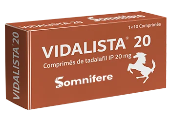 Vidalista 20 mg 10 comprimes- Somnifere.net